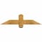Ekena Millwork Eugene Rough Sawn Timber Gable Bracket, Western Red Cedar, 36"W x 9"H x 2"D x 4"F, 6/12 Pitch GBW036X09X0204EUG00RWR - alternate 1